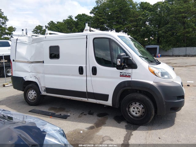 45729339 :رقم المزاد ، 3C6LRVAG6ME520090 vin ، 2021 Ram Promaster 1500 Low Roof 136 Wb مزاد بيع