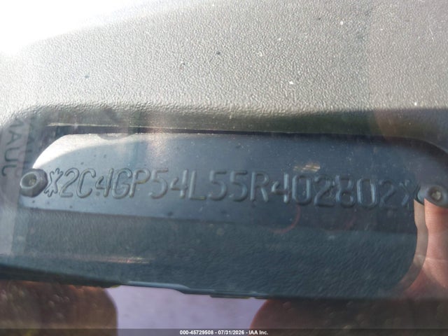 Aukcja sprzedaży 2005 Chrysler Town & Country Touring, vin: 2C4GP54L55R402802, numer aukcji: 45729508