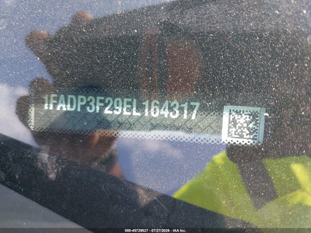2014 Ford Focus Se მანქანა იყიდება აუქციონზე, vin: 1FADP3F29EL164317, აუქციონის ნომერი: 45729527