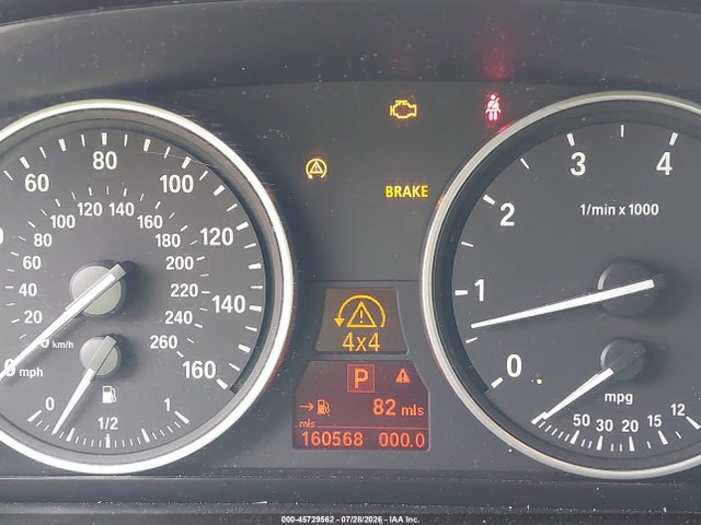 2008 Bmw X5 4.8i მანქანა იყიდება აუქციონზე, vin: 5UXFE83558L163964, აუქციონის ნომერი: 45729562