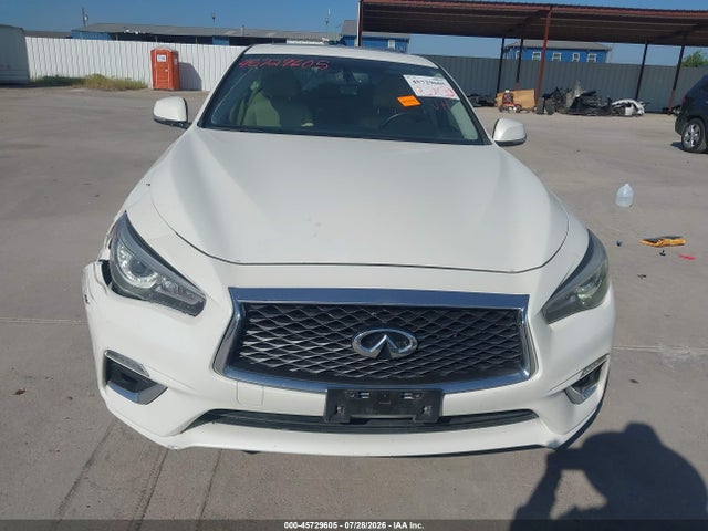 Продажа на аукционе авто 2018 Infiniti Q50 3.0t Luxe, vin: JN1EV7AP2JM590081, номер лота: 45729605