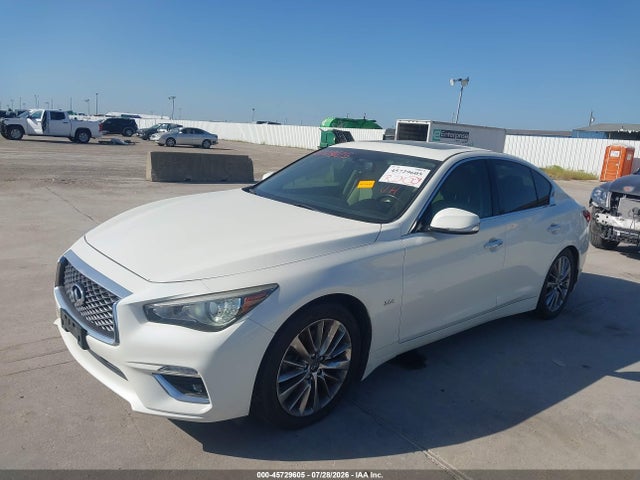 Продажа на аукционе авто 2018 Infiniti Q50 3.0t Luxe, vin: JN1EV7AP2JM590081, номер лота: 45729605