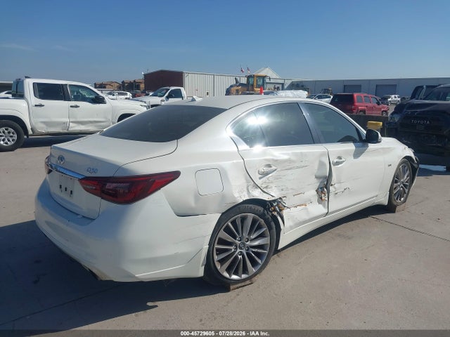 Продажа на аукционе авто 2018 Infiniti Q50 3.0t Luxe, vin: JN1EV7AP2JM590081, номер лота: 45729605