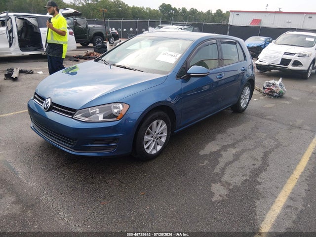 Продажа на аукционе авто 2017 Volkswagen Golf Tsi S 4-door/tsi Wolfsburg Edition 4-door, vin: 3VW117AU0HM033050, номер лота: 45729643