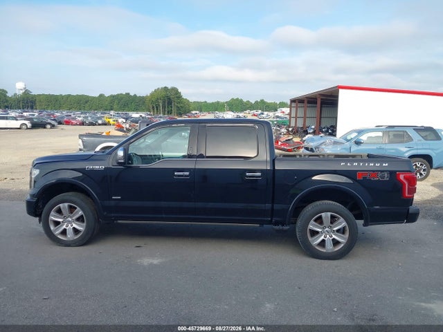 2016 Ford F-150 Platinum მანქანა იყიდება აუქციონზე, vin: 1FTEW1EG9GFD08355, აუქციონის ნომერი: 45729669