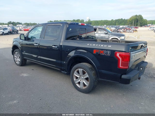 2016 Ford F-150 Platinum მანქანა იყიდება აუქციონზე, vin: 1FTEW1EG9GFD08355, აუქციონის ნომერი: 45729669