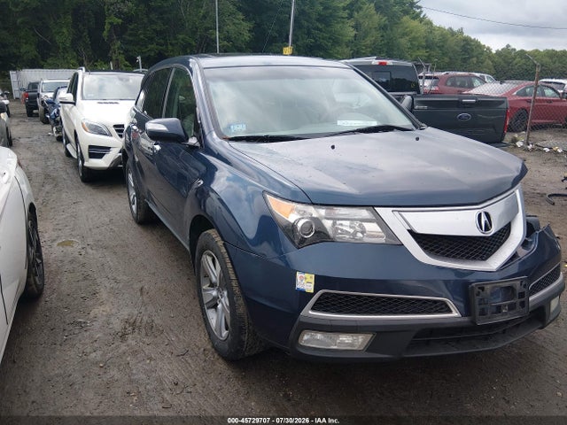2012 Acura Mdx მანქანა იყიდება აუქციონზე, vin: 2HNYD2H22CH550576, აუქციონის ნომერი: 45729707