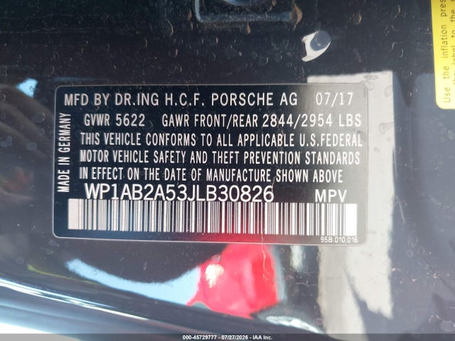 Porsche MACAN S 2018 WP1AB2A53JLB30826 Image 9