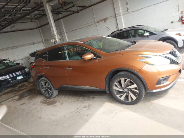 45729826 :رقم المزاد ، 5N1AZ2MG5FN277392 vin ، 2015 Nissan Murano Platinum مزاد بيع