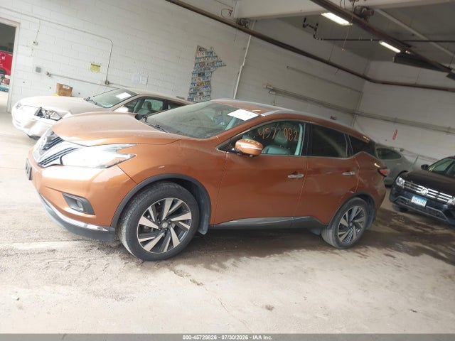 45729826 :رقم المزاد ، 5N1AZ2MG5FN277392 vin ، 2015 Nissan Murano Platinum مزاد بيع