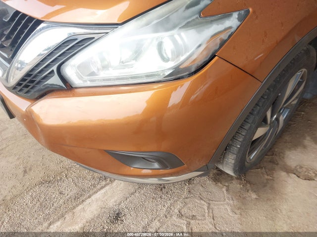45729826 :رقم المزاد ، 5N1AZ2MG5FN277392 vin ، 2015 Nissan Murano Platinum مزاد بيع
