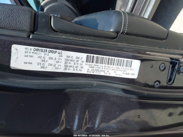 45729924 :رقم المزاد ، 1C4RJFBG8EC253302 vin ، 2014 Jeep Grand Cherokee Limited مزاد بيع