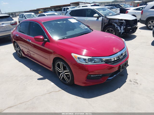 2016 Honda Accord Sport მანქანა იყიდება აუქციონზე, vin: 1HGCR2F5XGA170552, აუქციონის ნომერი: 45729928