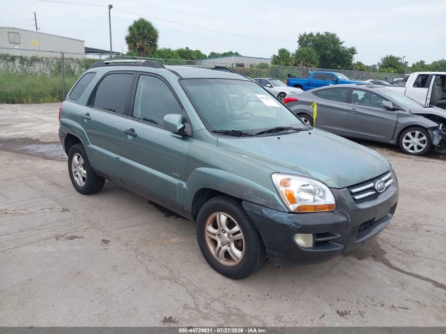 2007 Kia Sportage Ex V6 მანქანა იყიდება აუქციონზე, vin: KNDJE723277323134, აუქციონის ნომერი: 45729931