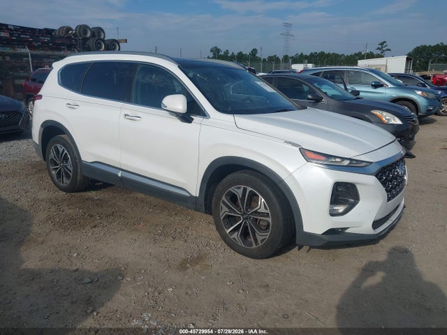 2019 Hyundai Santa Fe Limited 2.0t მანქანა იყიდება აუქციონზე, vin: 5NMS5CAA9KH127190, აუქციონის ნომერი: 45729954