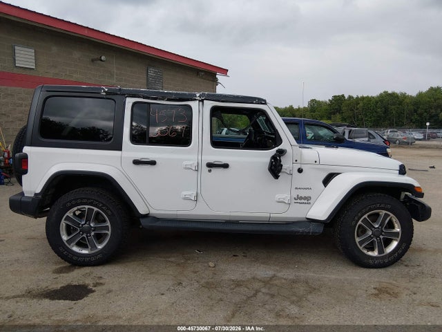 Продажа на аукционе авто 2018 Jeep Wrangler Unlimited Sahara 4x4, vin: 1C4HJXEG9JW249121, номер лота: 45730067