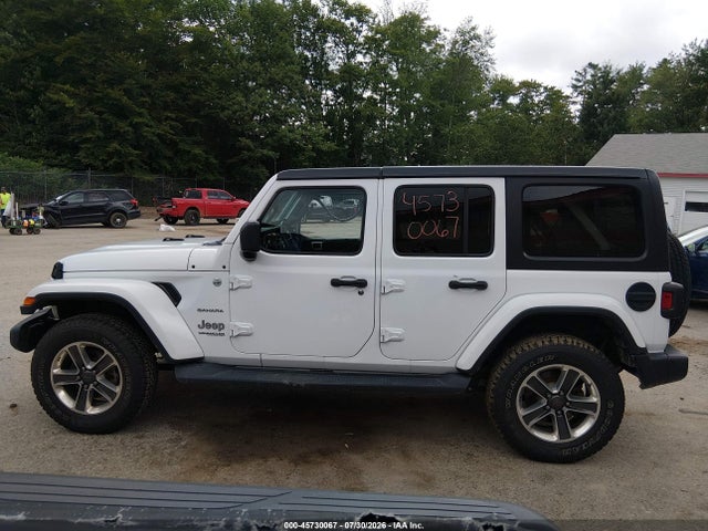 Продажа на аукционе авто 2018 Jeep Wrangler Unlimited Sahara 4x4, vin: 1C4HJXEG9JW249121, номер лота: 45730067