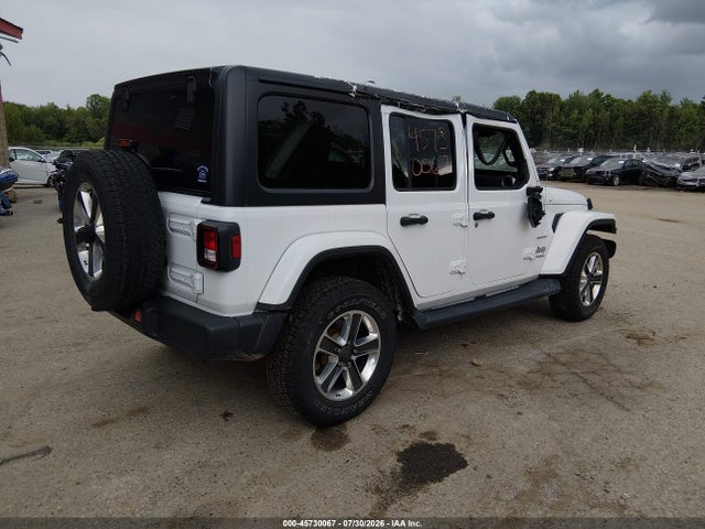Продажа на аукционе авто 2018 Jeep Wrangler Unlimited Sahara 4x4, vin: 1C4HJXEG9JW249121, номер лота: 45730067