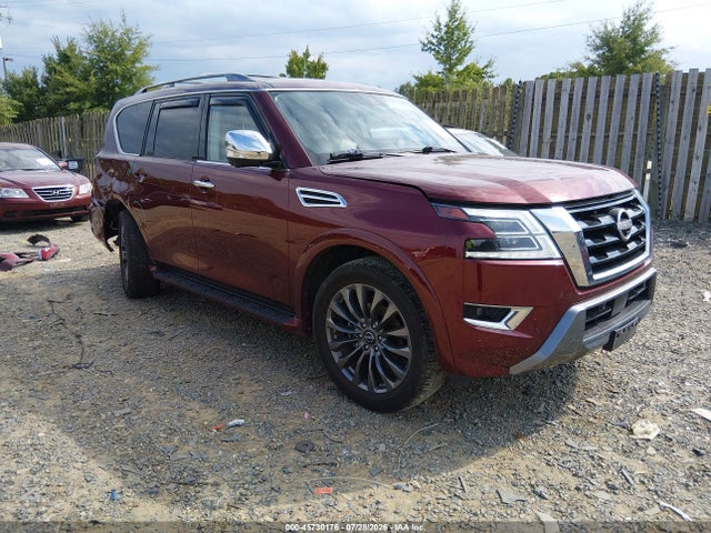 2024 Nissan Armada Platinum 4wd მანქანა იყიდება აუქციონზე, vin: JN8AY2DB9R9851330, აუქციონის ნომერი: 45730176