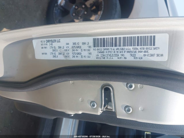 Продаж на аукціоні авто 2009 Dodge Ram 1500 Laramie, vin: 1D3HV13TX9J515554, номер лоту: 45730286