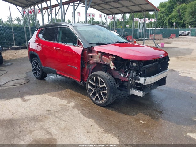 Продажа на аукционе авто 2018 Jeep Compass Limited 4x4, vin: 3C4NJDCB0JT101597, номер лота: 45730322