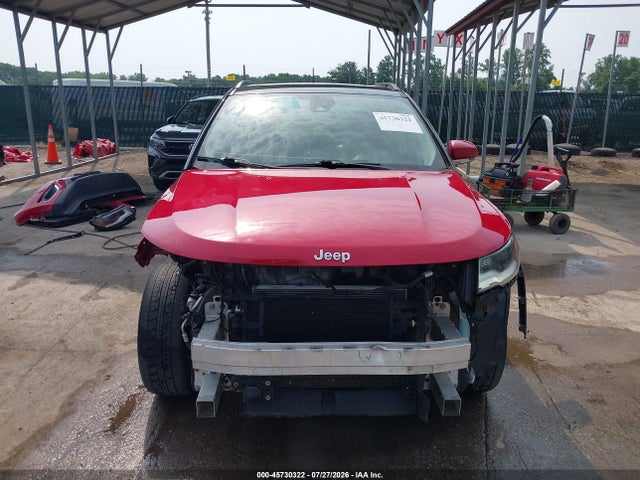 Продажа на аукционе авто 2018 Jeep Compass Limited 4x4, vin: 3C4NJDCB0JT101597, номер лота: 45730322