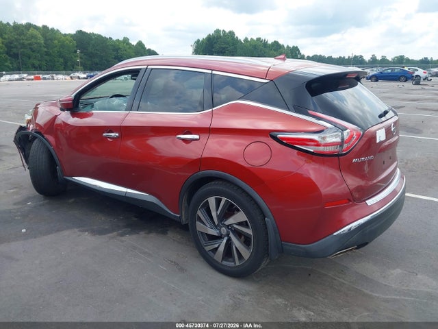 Auction sale of the 2015 Nissan Murano Platinum, vin: 5N1AZ2MGXFN208536, lot number: 45730374