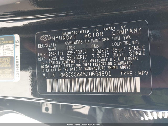 Hyundai Tucson Sel Plus 2018 KM8J33A45JU654691 Image 9
