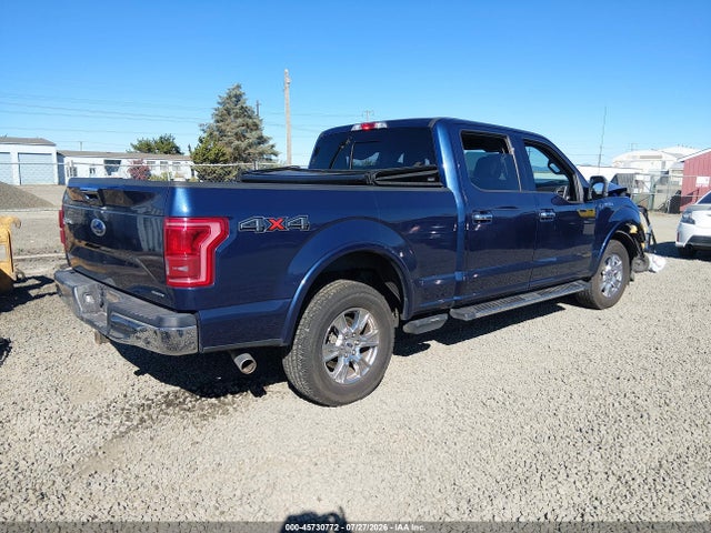 2016 Ford F-150 Lariat მანქანა იყიდება აუქციონზე, vin: 1FTFW1EF2GKF54943, აუქციონის ნომერი: 45730772