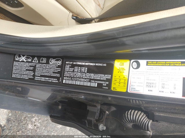 45730784 :رقم المزاد ، WBAVL1C57DVR85431 vin ، 2013 Bmw X1 Xdrive28i مزاد بيع