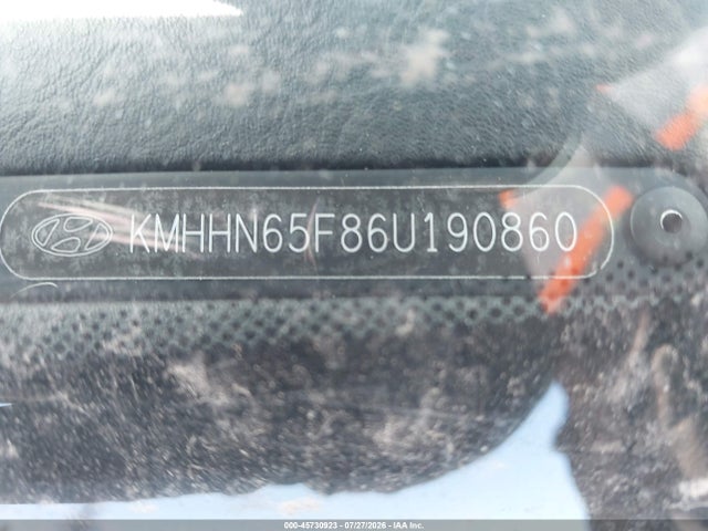 Aukcja sprzedaży 2006 Hyundai Tiburon Gt/gt Limited/se, vin: KMHHN65F86U190860, numer aukcji: 45730923
