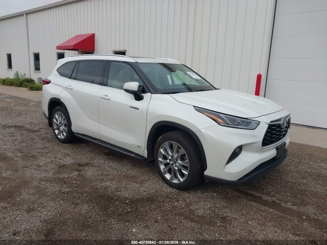 Продажа на аукционе авто 2021 Toyota Highlander Hybrid Limited, vin: 5TDXBRCH1MS025667, номер лота: 45730942