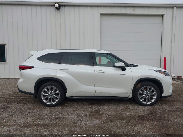 Продажа на аукционе авто 2021 Toyota Highlander Hybrid Limited, vin: 5TDXBRCH1MS025667, номер лота: 45730942