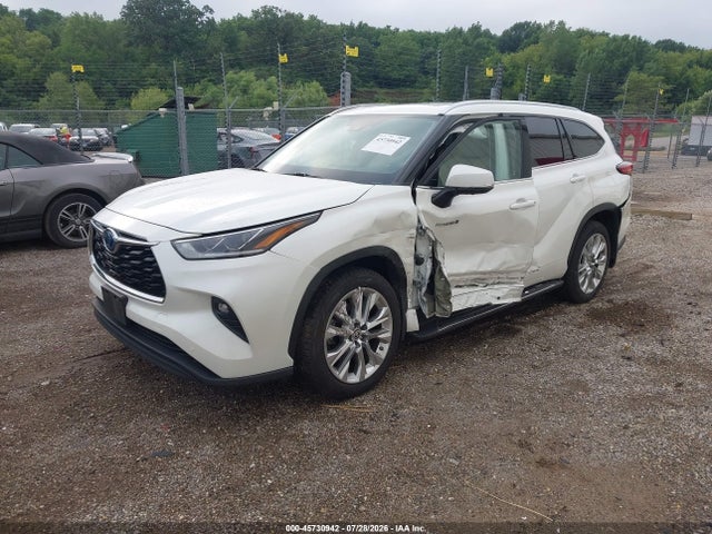 Продажа на аукционе авто 2021 Toyota Highlander Hybrid Limited, vin: 5TDXBRCH1MS025667, номер лота: 45730942