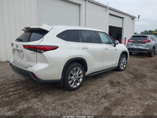 Продажа на аукционе авто 2021 Toyota Highlander Hybrid Limited, vin: 5TDXBRCH1MS025667, номер лота: 45730942