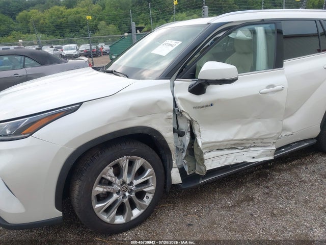 Продажа на аукционе авто 2021 Toyota Highlander Hybrid Limited, vin: 5TDXBRCH1MS025667, номер лота: 45730942