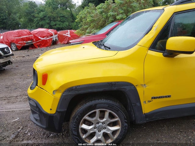 Продажа на аукционе авто 2016 Jeep Renegade Latitude, vin: ZACCJBBT1GPC56486, номер лота: 45730983