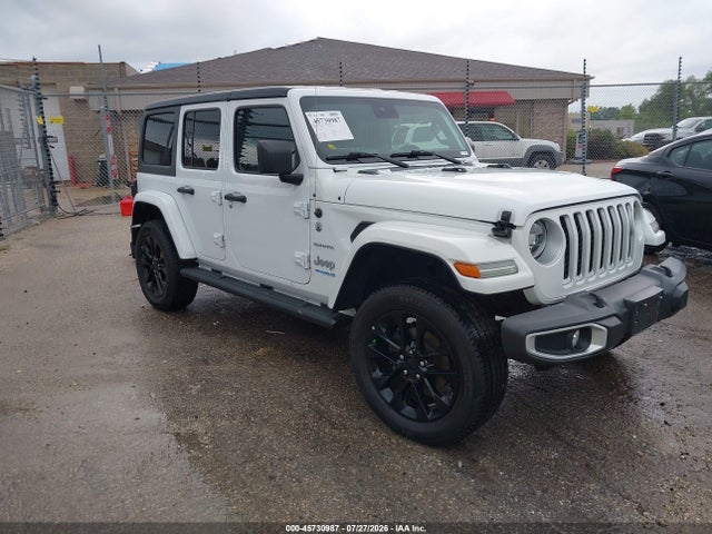 Aukcja sprzedaży 2021 Jeep Wrangler 4xe Unlimited Sahara 4x4, vin: 1C4JJXP62MW730628, numer aukcji: 45730987