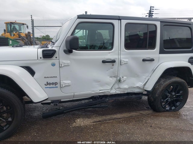 Продаж на аукціоні авто 2021 Jeep Wrangler 4xe Unlimited Sahara 4x4, vin: 1C4JJXP62MW730628, номер лоту: 45730987
