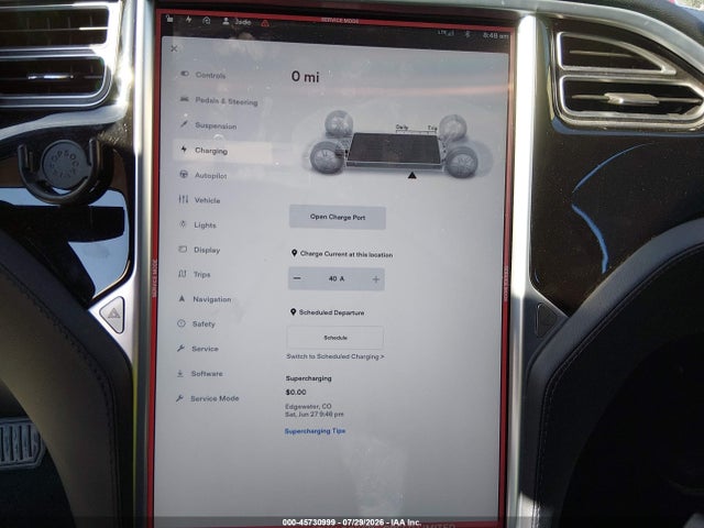 Tesla Model S 70d/85d/p85d 2015 5YJSA1S27FF095838 Image 17