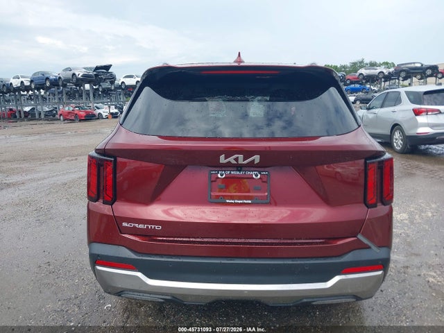 2025 Kia Sorento S მანქანა იყიდება აუქციონზე, vin: 5XYRL4JCXSG358816, აუქციონის ნომერი: 45731093