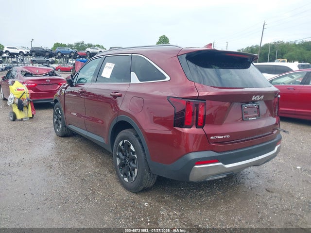2025 Kia Sorento S მანქანა იყიდება აუქციონზე, vin: 5XYRL4JCXSG358816, აუქციონის ნომერი: 45731093