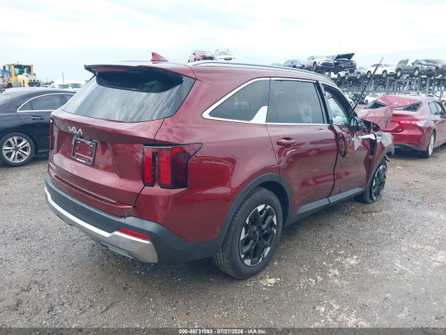 2025 Kia Sorento S მანქანა იყიდება აუქციონზე, vin: 5XYRL4JCXSG358816, აუქციონის ნომერი: 45731093