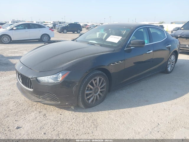 2014 Maserati Ghibli მანქანა იყიდება აუქციონზე, vin: ZAM57XSA2E1078826, აუქციონის ნომერი: 45731141
