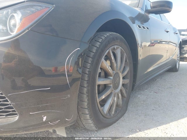 2014 Maserati Ghibli მანქანა იყიდება აუქციონზე, vin: ZAM57XSA2E1078826, აუქციონის ნომერი: 45731141