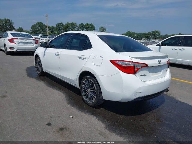 45731198 :رقم المزاد ، 2T1BURHE3FC372612 vin ، 2015 Toyota Corolla S Plus مزاد بيع