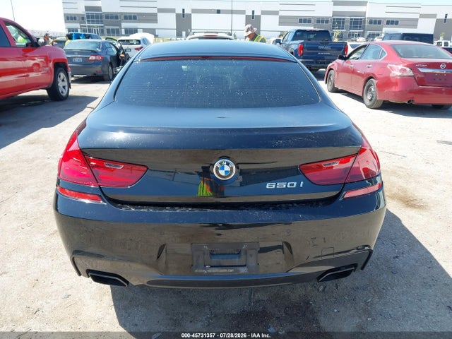 45731357 :رقم المزاد ، WBA6B2C59FD129957 vin ، 2015 Bmw 650i Gran Coupe مزاد بيع