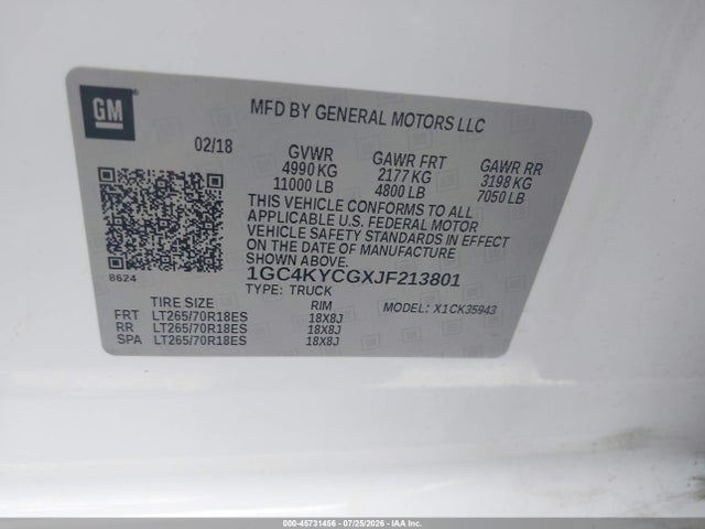 Chevrolet Silverado 3500hd Wt 2018 1GC4KYCGXJF213801 Image 9