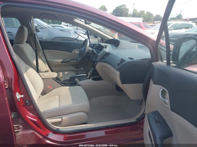 2012 Honda Civic Lx მანქანა იყიდება აუქციონზე, vin: 2HGFB2F51CH574885, აუქციონის ნომერი: 45731494