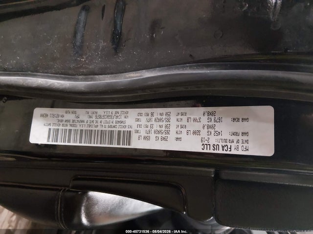 2019 Jeep Grand Cherokee Limited X 4x4 მანქანა იყიდება აუქციონზე, vin: 1C4RJFBG6KC678576, აუქციონის ნომერი: 45731536